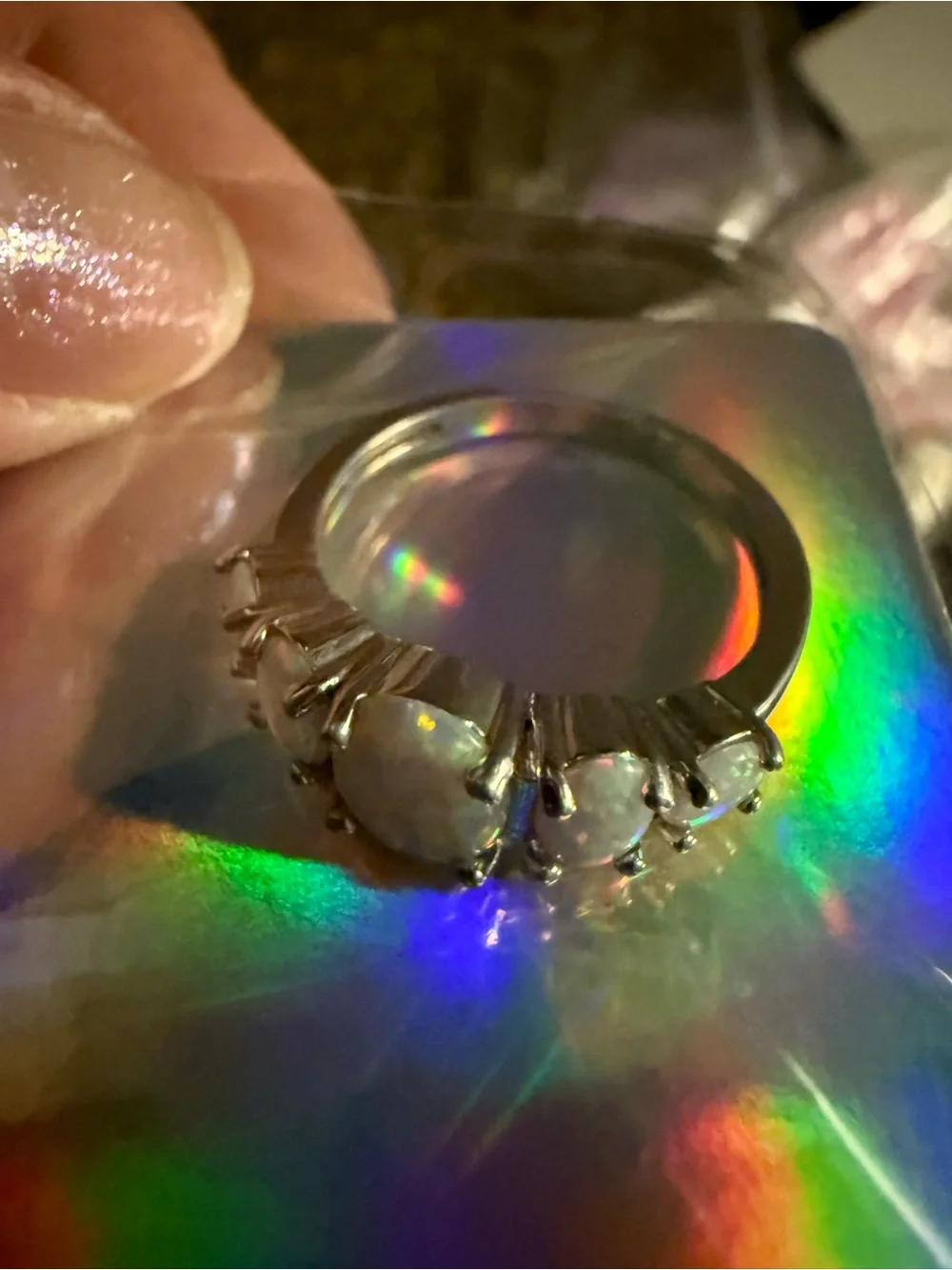 Vintage sparkling opal